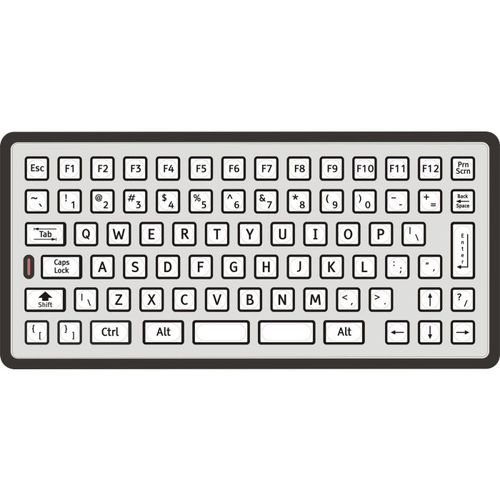 Teclado com teclado numérico - 2220-35202 - STORM INTERFACE - em aço inoxidável / metálico / USB