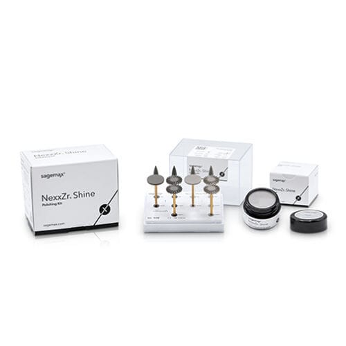 Kit de instrumentos para polimento dentário - NexxZr Shine - Sagemax