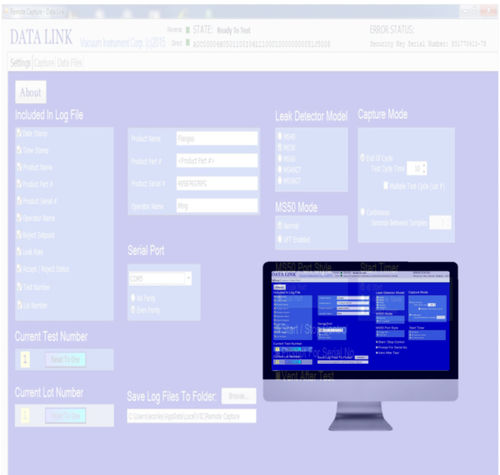 Software de teste - DATALINK - VACUUM INSTRUMENTS CORPORATION, LLC - de controle / de coleta de dados / para testador de estanqueidade