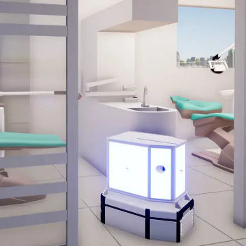 Robô de desinfecção UV-C - cleaneR  - ROBOTA SRL - de ozônio / móvel / automática
