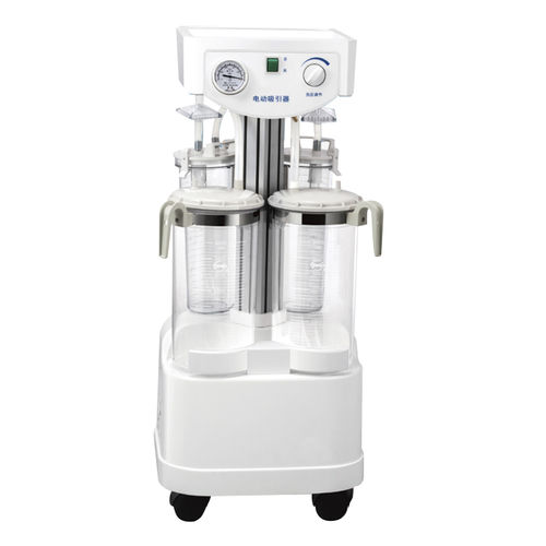 Aspirador cirúrgico elétrico - YSXYQ-98D - YSENMED - com rodízios