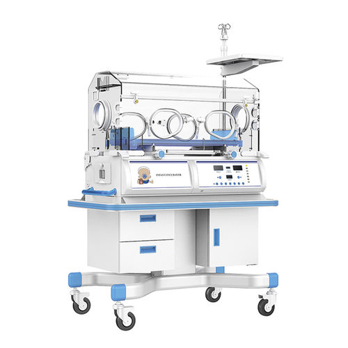 Incubadora neonatal com rodízios - YSBB-300BB - YSENMED - com monitor / com lâmpada para fototerapia / elétrica