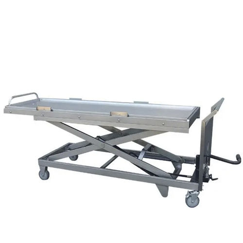 Carro pantográfico para elevação de corpos - YSSJT-52A - YSENMED - de transferência / em aço inoxidável / para corpos