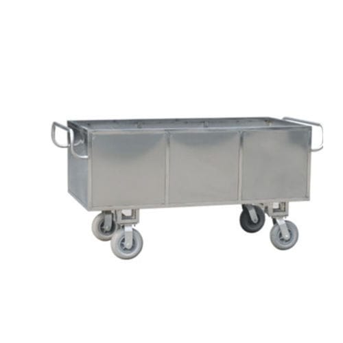 Carrinho hospitalar - B 130 - Tianjin Kangli Medical Instrument - em aço inoxidável / móvel