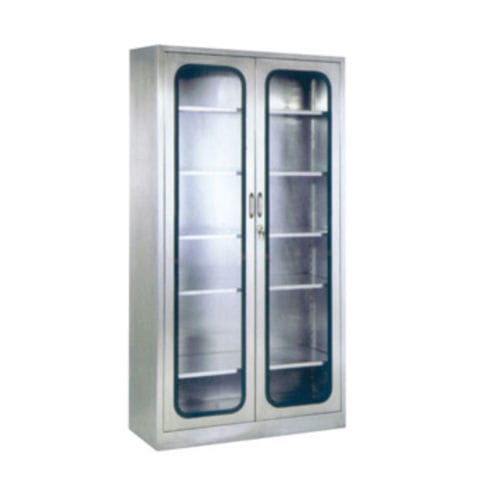 Armário para sapatos - Tianjin Kangli Medical Instrument - com porta / com prateleiras / em aço inoxidável
