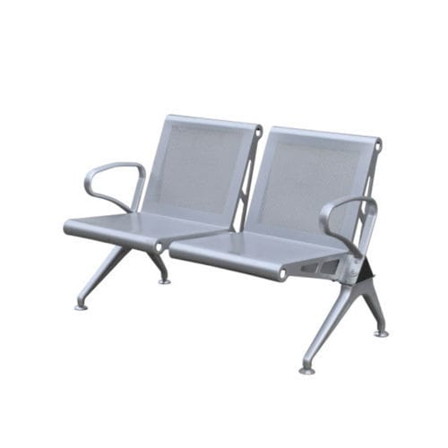 Cadeira para sala de espera - Tianjin Kangli Medical Instrument - para adulto / com braços / de 2 lugares