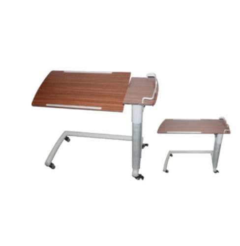 Mesa de refeição de altura regulável - Tianjin Kangli Medical Instrument - hidráulica / com rodízios