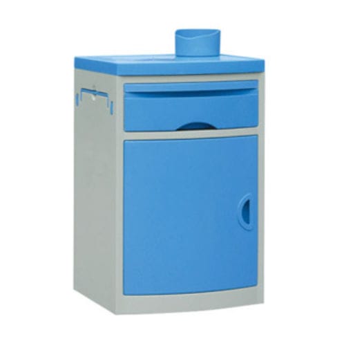 Mesa de cabeceira com armário - ABS  - Tianjin Kangli Medical Instrument - com gavetas