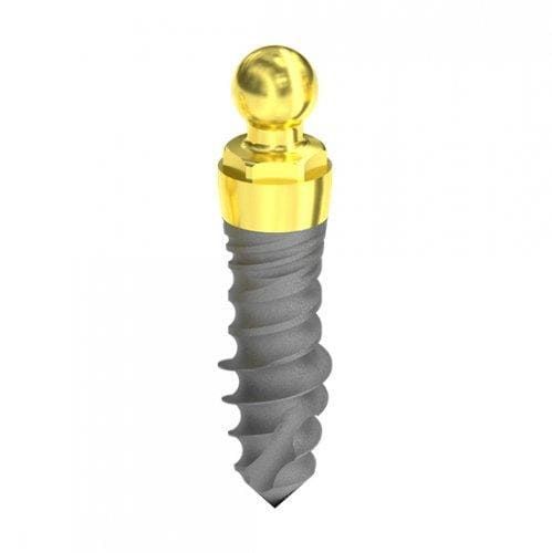 Implante dentário cilíndrico cônico - Hybrid - Bionika Medline Kft. - em titânio / hexagonal / externo