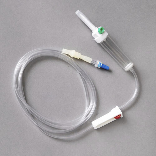 Kit de infusão com câmara de gotejamento - P18F - BHL-Medical - com conector em Y / com torneira / com filtro de partículas