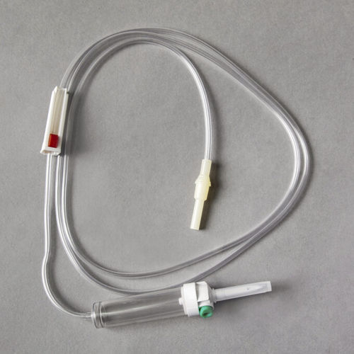 Kit de infusão intravenosa veterinária - PV18 - BHL-Medical - com câmara de gotejamento / com torneira