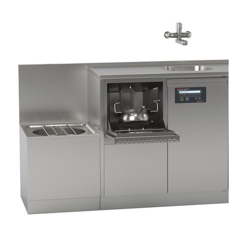 Lavadora desinfetadora de comadres compacta - VH Serie: Untertisch - KODRA GmbH & Co. KG - de embutir / automática / em aço inoxidável