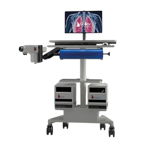 Sistema de avaliação da função pulmonar CPT - Eagle 3 - Collins Medical - RVA / VR (volume residual) / FRCpleth