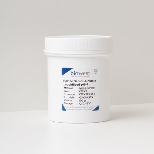Reagente albumina de soro bovino - P6154 series - Biowest - para análise de proteínas / para estabilização de proteínas / para bloquear