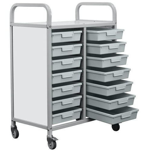 Carrinho para hospital - HI-MK8AB-2S - Handle-iT - de acondicionamento / com bandejas / modular