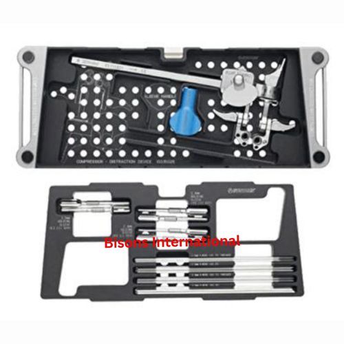 Kit de instrumentos para cirurgia ortopédica - BI-001473 - Bisons International - para artroscopia do tornozelo / para cirurgia do pé