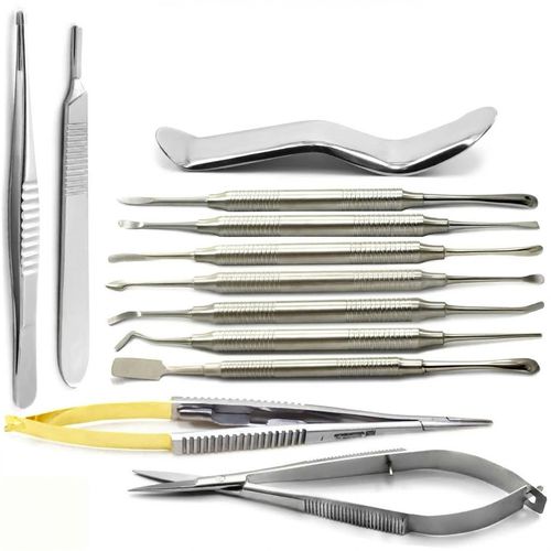 Kit de instrumentos para cirurgia odontológica - BI-001569 - Bisons International - para periodontia / em aço inoxidável