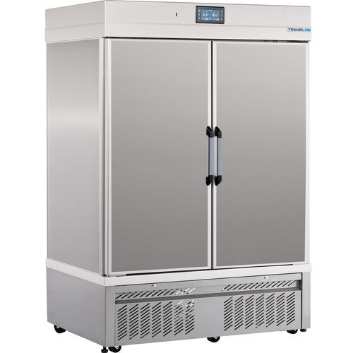 Refrigerador de laboratório - 10010 4T - Teknaline Srl - vertical / com 2 portas / com porta de vidro