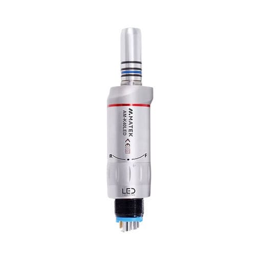 Micromotor odontológico - AM-K40 LED - Matek Dental Solutions - elétrico / multiplicador / em aço inoxidável