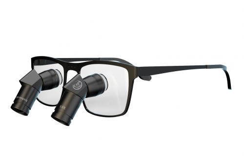 Lupa cirúrgica com armação - Ergo-Vue -3.0x - ErgonoptiX Alon Sabsay - com fotóforo