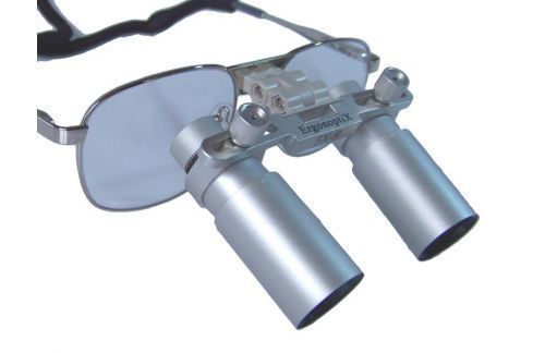 Lupa cirúrgica com armação - ErgonoptiX Comfort - ErgonoptiX Alon Sabsay - Flip-Up / com fotóforo