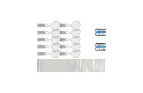 Espelho odontológico - SAFE T BRITE / MIRRORLITE - ErgonoptiX Alon Sabsay - de mão / descartável / com iluminação