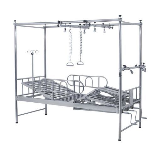 Cama para hospital - YK-M218A - Topmost Medical Technology Co.,Ltd - manual / com estrutura de tração ortopédica / articulada em 2 seções
