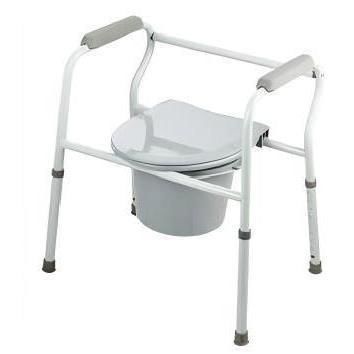Cadeira higiênica para pessoas com mobilidade reduzida - YK-7202 - Topmost Medical Technology Co.,Ltd - com altura regulável