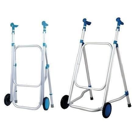Andador com rodas de 2 rodas - YK-6202 - Topmost Medical Technology Co.,Ltd - estrutura de alumínio / de altura regulável