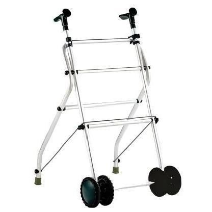 Andador com rodas de 2 rodas - YK-6205 - Topmost Medical Technology Co.,Ltd - estrutura de alumínio / de altura regulável