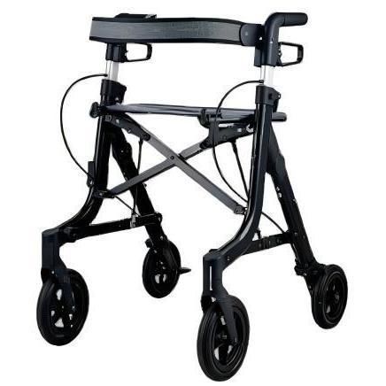 Andador com rodas de 4 rodas - YK-6208 - Topmost Medical Technology Co.,Ltd - estrutura de alumínio / com assento / dobrável
