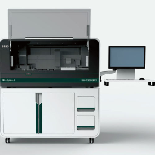Analisador de grupos sanguíneos automático - BG-Optics-II - Wuhan Jinhong Biotech Development Co., Ltd. - de piso