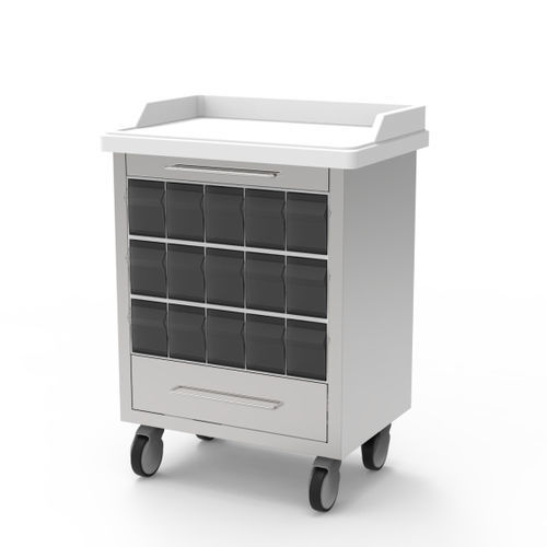 Carrinho hospitalar - AVIOR GMBH - para material estéril / para medicamentos / para distribuição de medicamentos