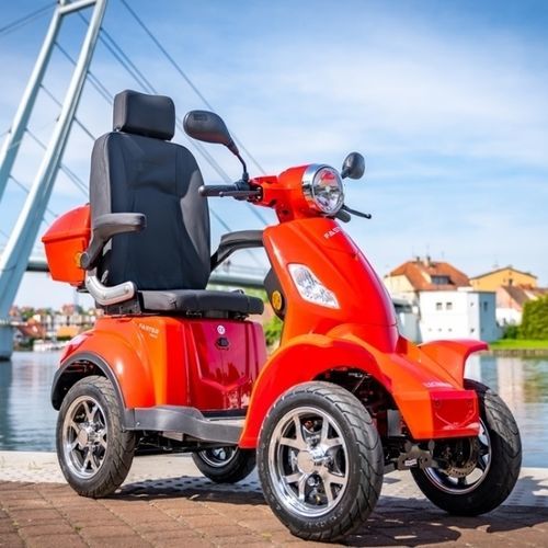 Scooter elétrica de mobilidade reduzida - FASTER MAX - Electroride Sp. z o.o. - de 4 rodas / com baú