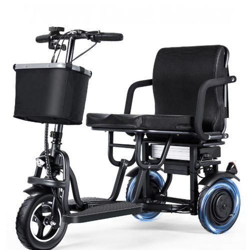 Scooter elétrica de mobilidade reduzida - ES11 - Topmate - de 3 rodas / dobrável / com cesta