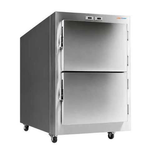 Câmara mortuária para macas de transporte de corpos - MOR-11 - Labotemp Systems - 2 corpos / com abertura frontal / com rodízios