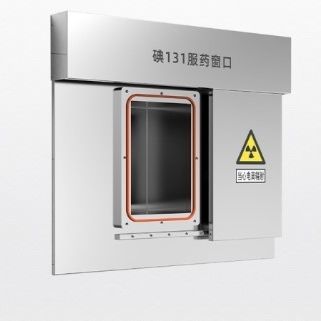 Janela de proteção radiológica - Iodine-131 - Shandong Hongxinyu Medical Technology Co., Ltd. - fixa / automática