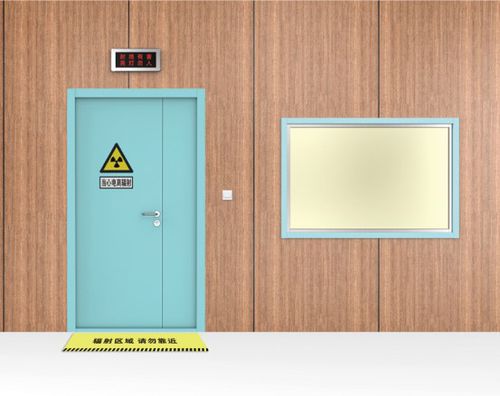 Porta de proteção radiológica - Shandong Hongxinyu Medical Technology Co., Ltd. - para hospital / de correr / de chumbo