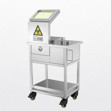 Carrinho hospitalar - Shandong Hongxinyu Medical Technology Co., Ltd. - para isótopos radioativos / para procedimento intravenoso / em aço inoxidável