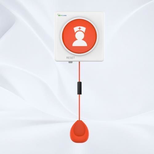 Sistema de chamada de enfermagem para banheiro - PB-E1-HTM - BitCare - sanitário / botão de pânico / de cordinha