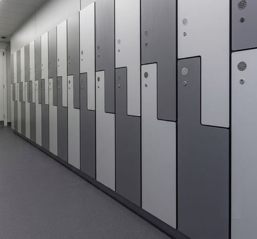 Armário de vestiário de acondicionamento - Changzhou Zhongtian Fire-proof Decorative Sheets Co., Ltd. - de segurança / de chave / para estabelecimento de saúde