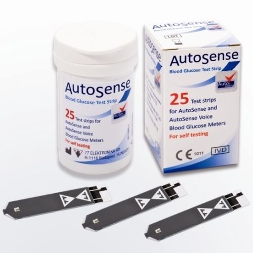 Tira de teste para diabetes - AutoSense  - 77 Elektronika - de glicemia / de sangue / clínica