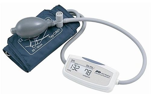 Medidor digital de pressão arterial automático - UA-704 - A&D Company, Limited - com braçadeira para adulto