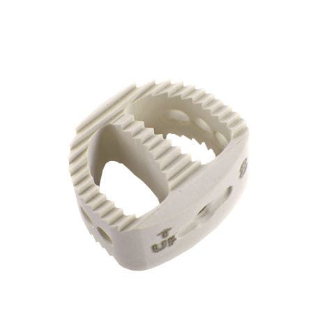 Espaçador intervertebral cervical - 70-7401 - Ackermann Instrumente - via anterior / em PEEK / com placa óssea cervical