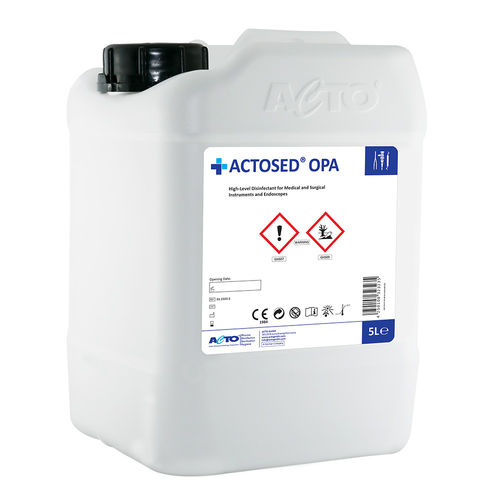 Desinfetante para instrumentos cirúrgicos - ACTOSED® OPA - Acto   - para endoscópios / líquido / 5.000 ml