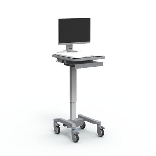 Carrinho hospitalar - AMiS-30EM - ADVANTECH - para dispositivos médicos / para tratamentos / com cesto