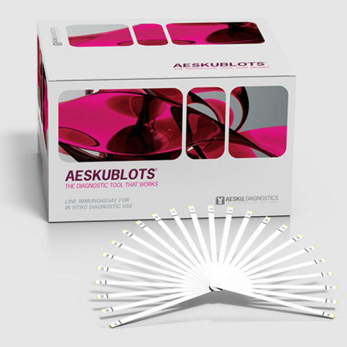 Kit de teste para intolerâncias alimentares - AESKUBLOTS® - AESKU.GROUP - para doenças infecciosas / para alergias / de IgG4