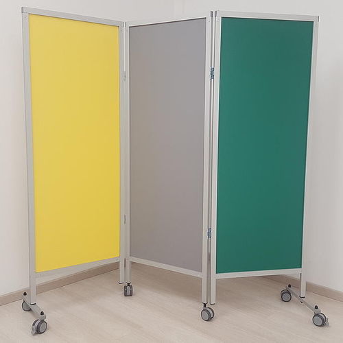 Biombo hospitalar móvel - PV-3003/LR - AGA Sanitätsartikel - dobrável / de parede / 3 asas
