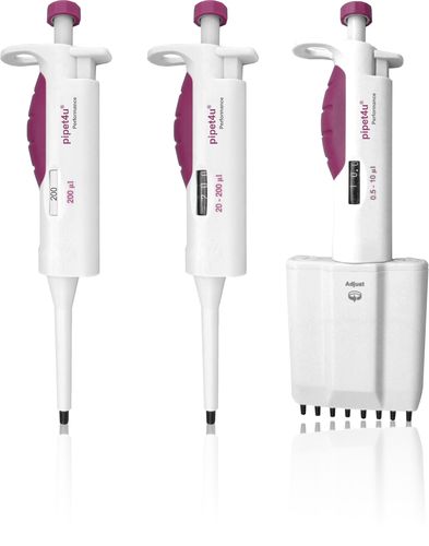 Micropipeta mecânica - pipet4u® Performance - AHN Biotechnologie   - multicanal / autoclavável