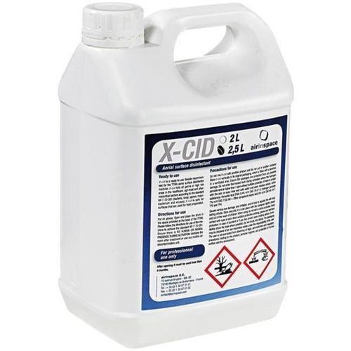 Desinfetante para pisos e outras superfícies - X-CID - airinspace - para mobiliário hospitalar / para bancadas de laboratório / líquido